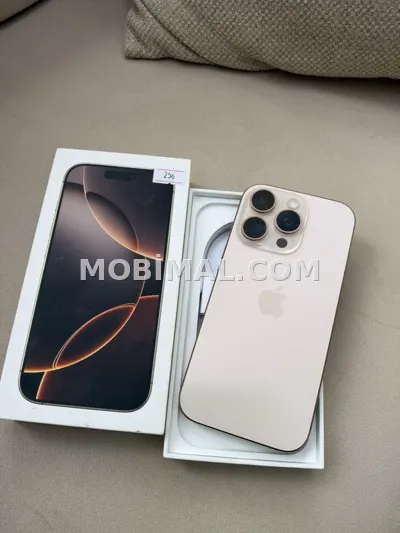 IPhone 16 Pro, 256 GB, Qızılı, Face ID