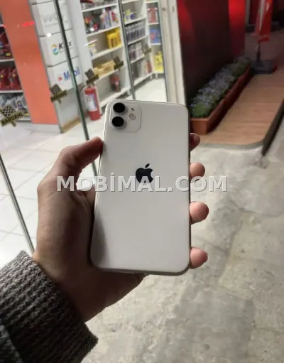 IPhone 11, 64 GB, Ağ, Face ID