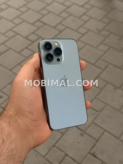 IPhone 13 Pro, 128 GB, Sierra Blue, Simsiz şarj, Face ID