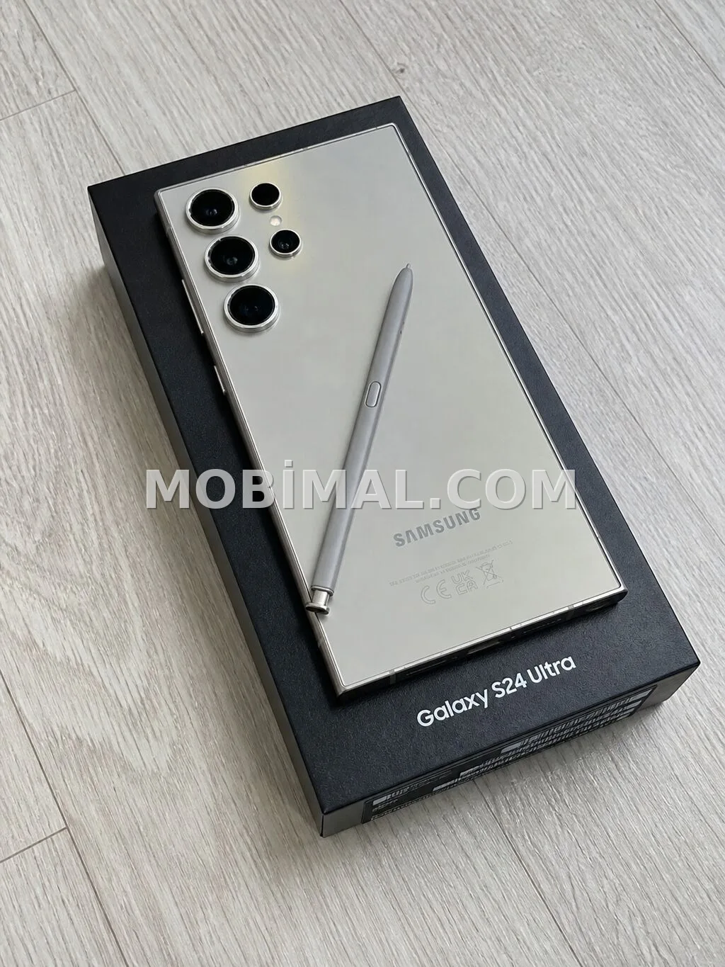 Samsung Galaxy S24 Ultra, 256 GB, rəng - Gümüşü, İki sim kartlı, Face ID, Barmaq izi