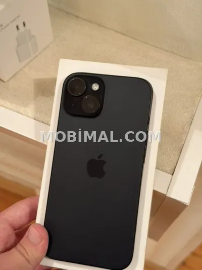 IPhone 15, 128 GB, Qara, Face ID