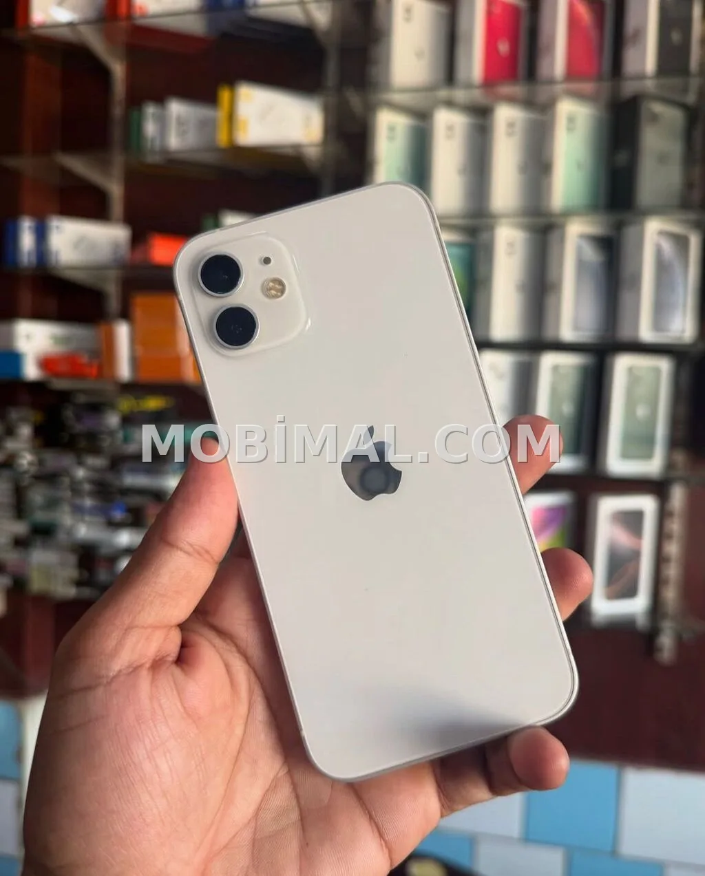 IPhone 12, 128 GB, Ağ, Zəmanət, Simsiz şarj, Face ID