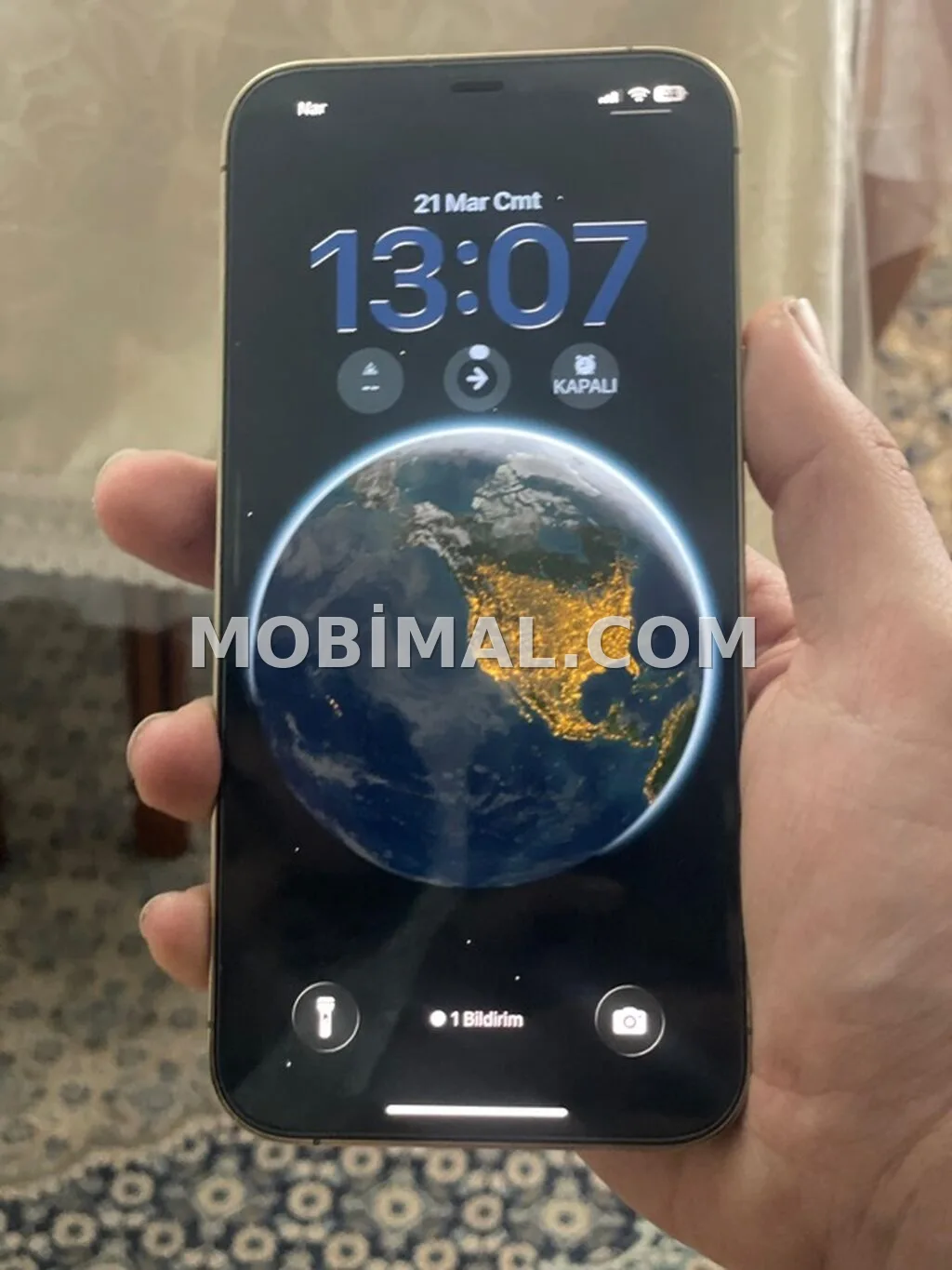 IPhone 12 Pro Max, 128 GB, Qızılı, Simsiz şarj