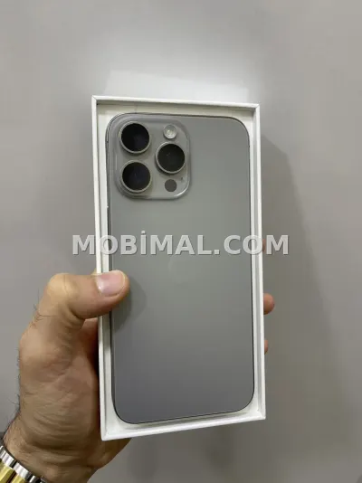 IPhone 15 Pro Max, 256 GB, Natural Titanium, Face ID