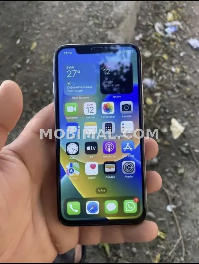 IPhone X, 256 GB, Zəmanət, Face ID, Sənədlərlə