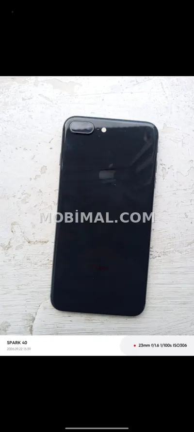 IPhone 8 Plus, Jet Black, Barmaq izi