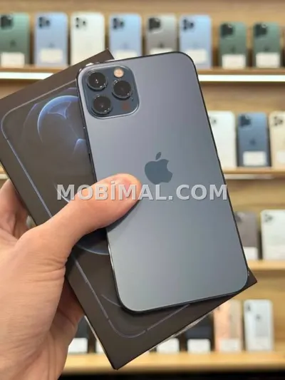 IPhone 12 Pro, 128 GB, Sierra Blue, Zəmanət, Kredit, Simsiz şarj