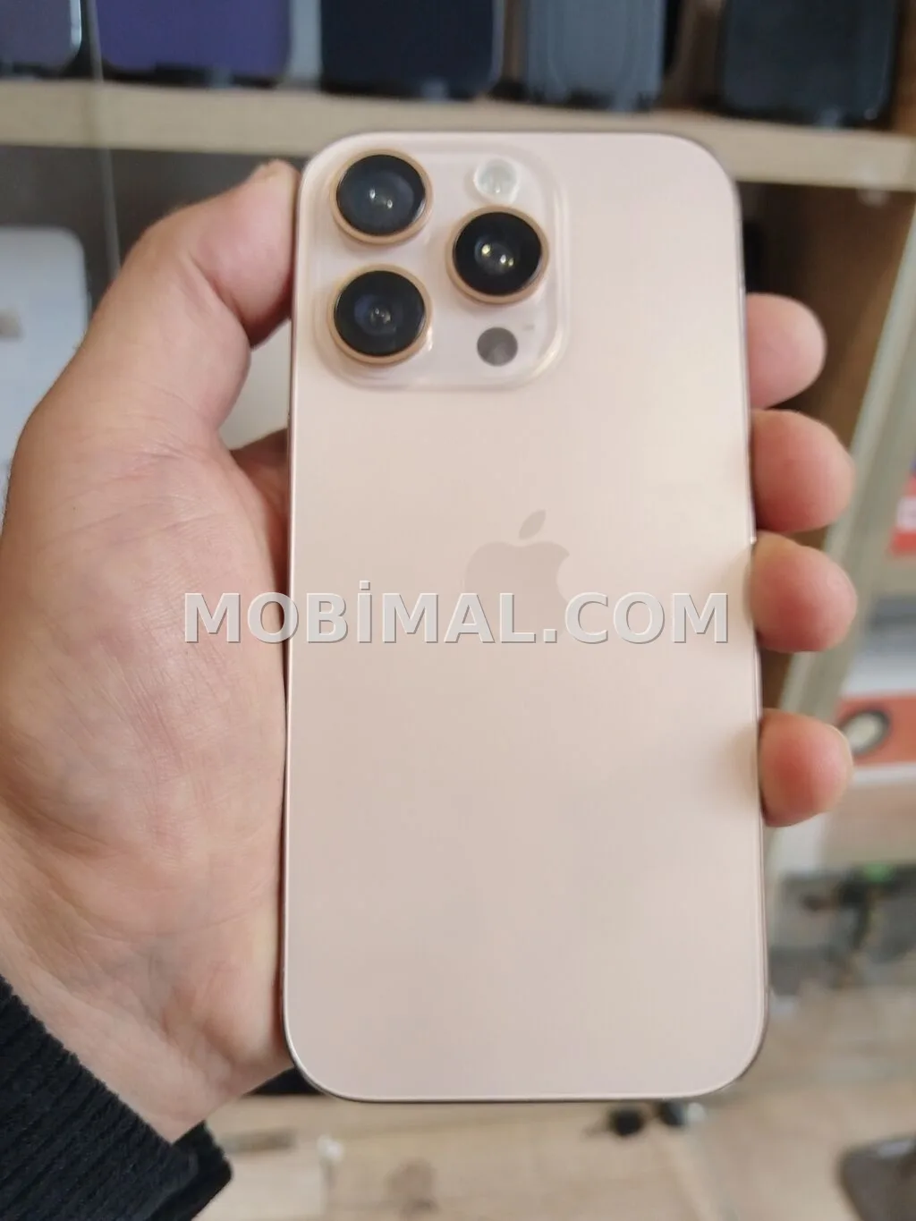 IPhone 16 Pro, 256 GB, Rose Gold, Zəmanət, Barmaq izi, Face ID