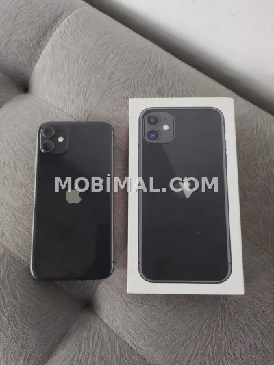 IPhone 11, 128 GB, Qara, Zəmanət, Kredit, Simsiz şarj