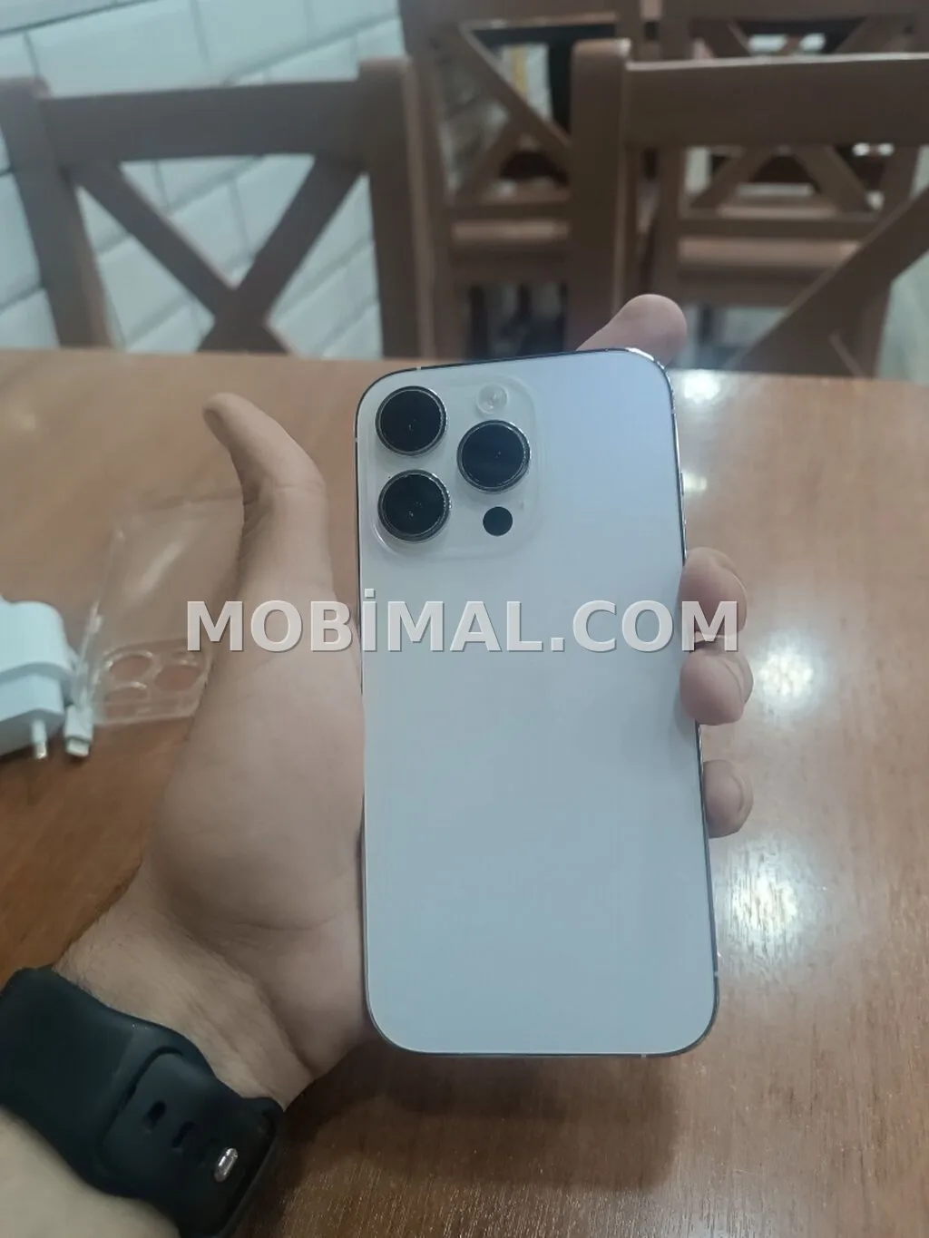 IPhone 14 Pro, 128 GB, Matte Silver, Zəmanət, Face ID, Simsiz şarj
