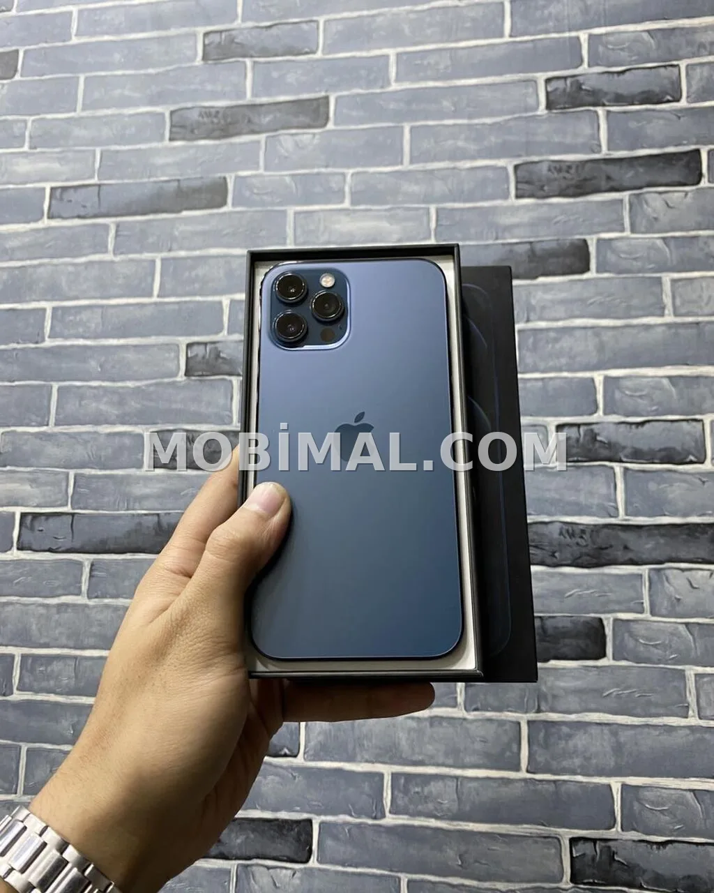 IPhone 12 Pro, 128 GB, Pacific Blue, Face ID, Sənədlərlə, Zəmanət