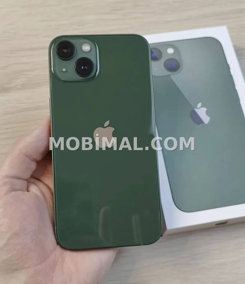 IPhone 13, 128 GB, Alpine Green, Zəmanət, Simsiz şarj, Face ID