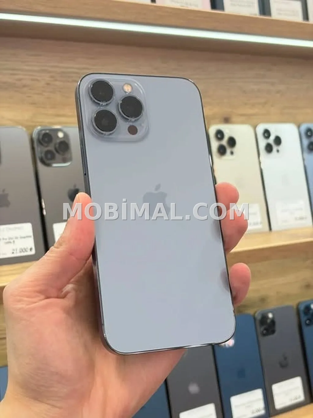 IPhone 13 Pro Max, 256 GB, Pacific Blue, Zəmanət, Kredit, Simsiz şarj