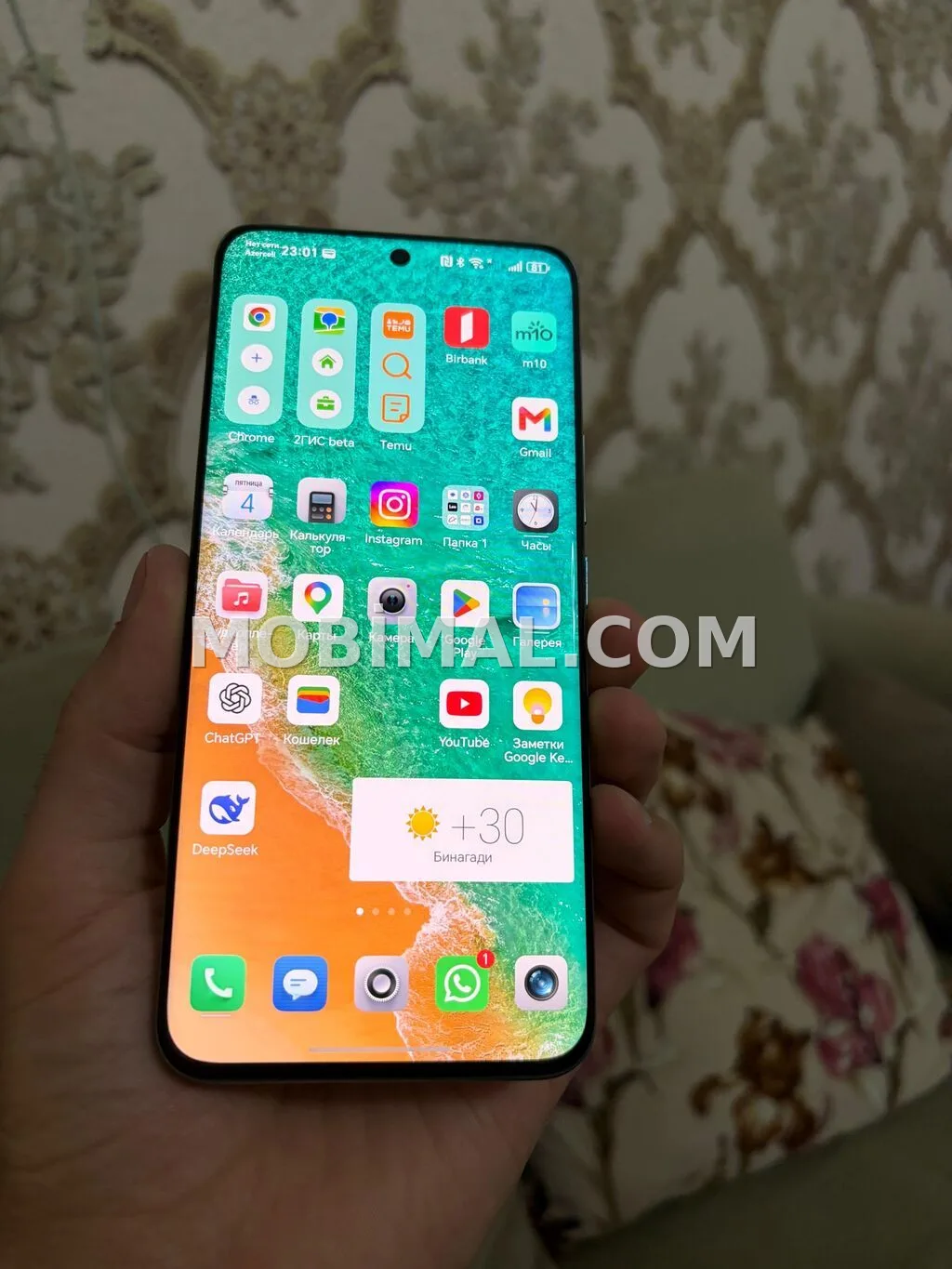 Honor 90, 256 GB, rəng - Göy, Sensor, Barmaq izi, İki sim kartlı