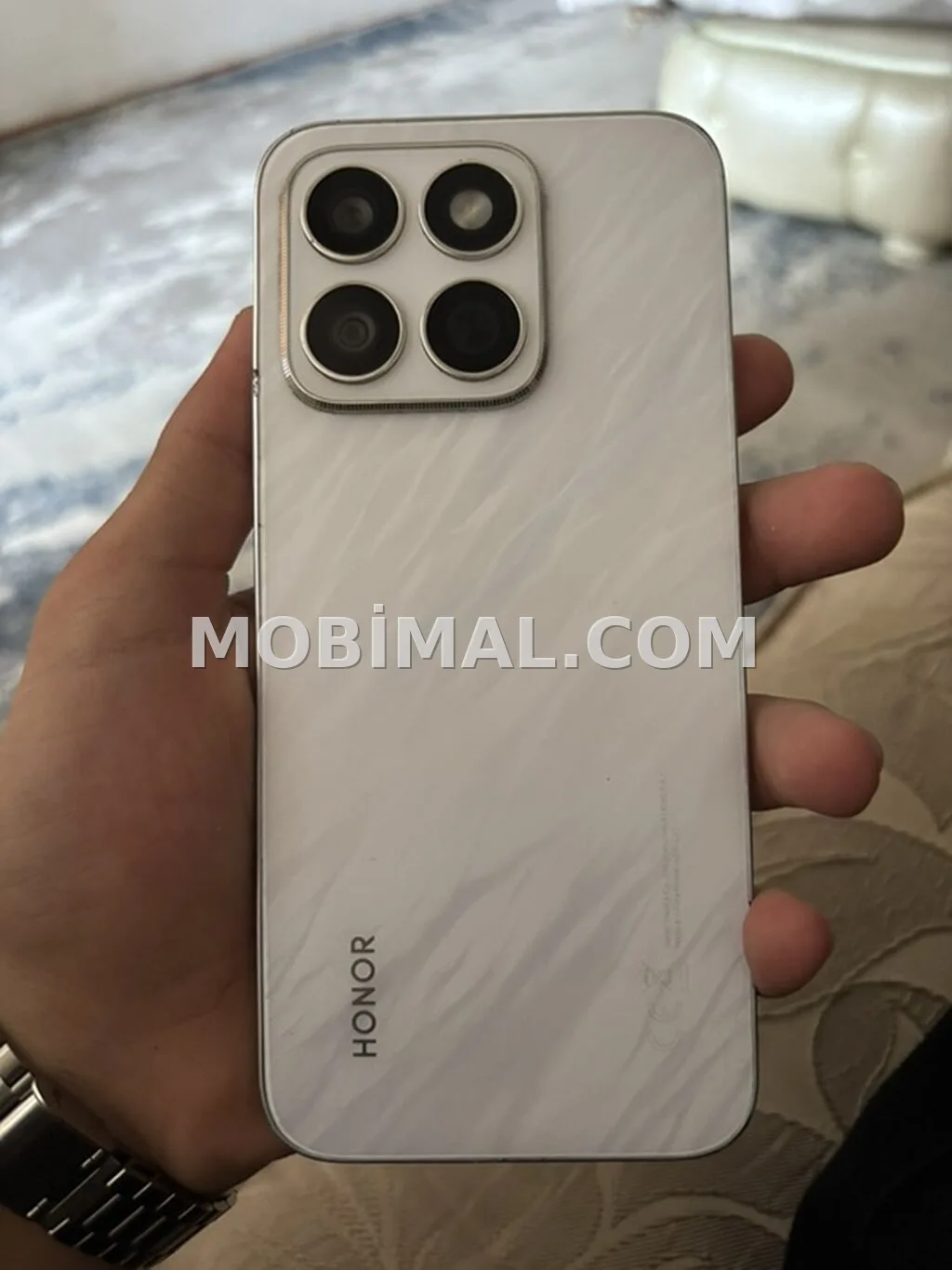 Honor 8C, 128 GB, rəng - Ağ, Sensor