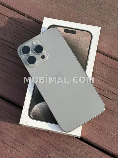 IPhone 16 Pro Max, 256 GB, Desert Titanium, Face ID, Simsiz şarj, Sənədlərlə